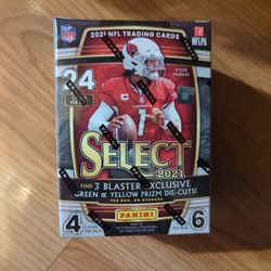 New 2021 NFL Panini Select Blaster Box Football Cards 