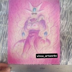 DBZ: Cooler 11x9 Inch Oil Pastel 
