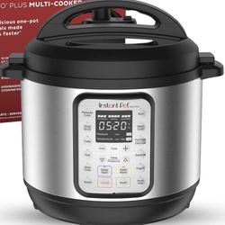 Instant Pot DUO Plus 60, 6 Qt 9-in-1 Programmable Pressure Cooker, Slow Cooker, Rice Cooker, Yogurt Maker, Egg Cooker, Saut, Steamer