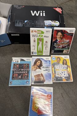 Wii with games