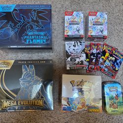 Sealed Pokemon Booster bundle ETB Mini tin packs *See description for prices*