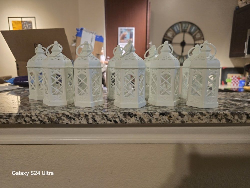 LED Candle Lanterns Set Of 10
