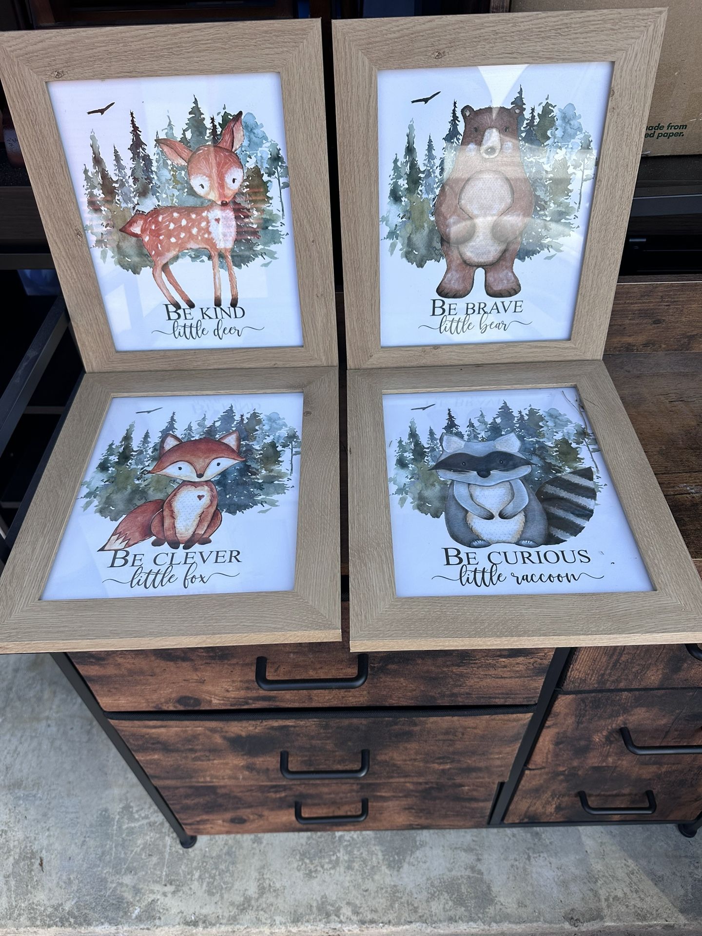 Woodland Animal Nursery Paintings