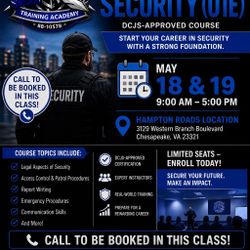 DCJS Certification Class!