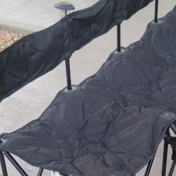 4 seater foldable chair with cup holders new