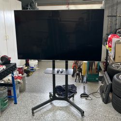 65” Samsung 8000F w/Rolling Stand