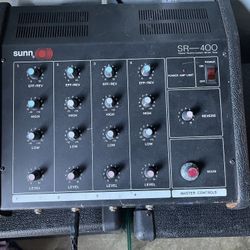 Sunn SR-400 Mixer Amp and Powerwerks Speakers