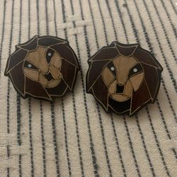 Lion Art Earrings