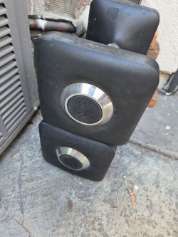 Pair of Peloton 35 lb dumbbells