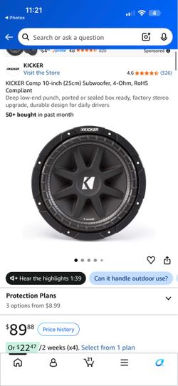Kicker 10 inch