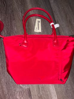 Spacious red purse