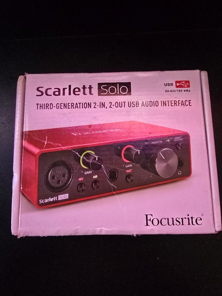 Scarlett Solo Third Generation