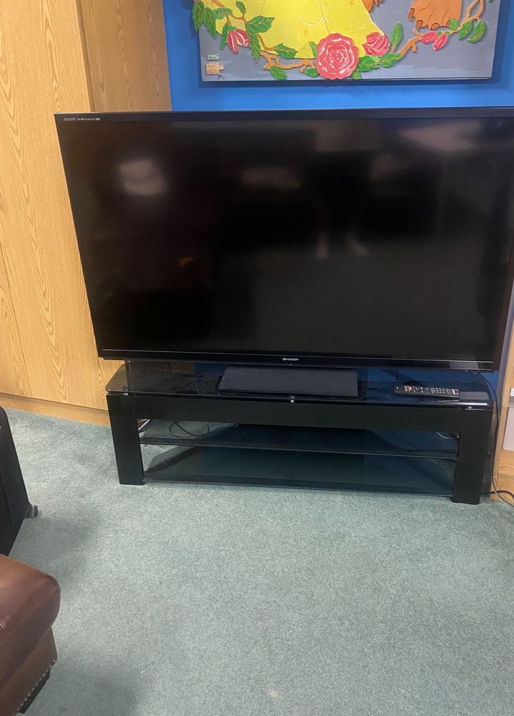Sharp Aquos 70” Smart TV + Glass Stand – Great Condition