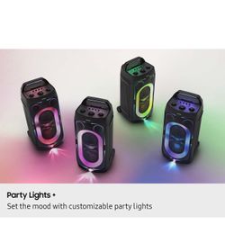 Samsung - MX-ST50F/ZA Sound Tower 240W Portable Party Speaker with Built In Battery - Black