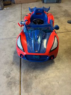 Spidey ride on car