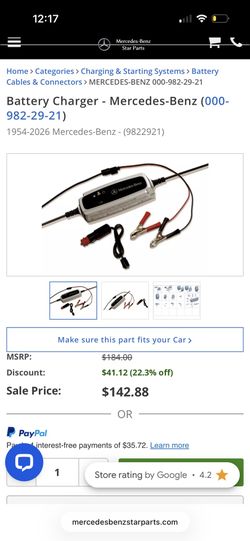 Mercedes Benz Battery Charger / Jump Starter