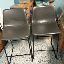 Leather Barstools 