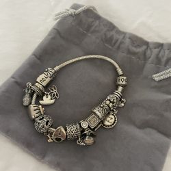 Pandora Bracelet With Charms