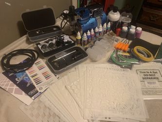 Complete airbrush kit