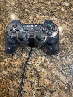 Original Sony PS2 DualShock 2 Controller – Black – Works Great