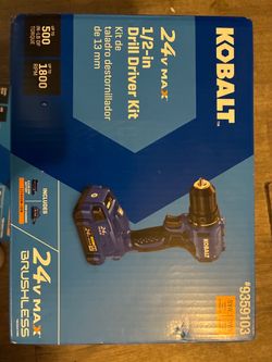 1/2 “ drill driver kit (kobalt)