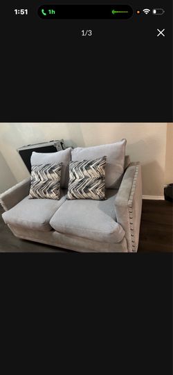 Sofa and loveseat