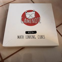 Gamenote Math Linking Cubes Set – Complete – Age 4+