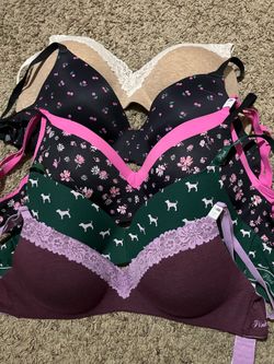 34DD wireless push up PINK Victoria Secret Bras