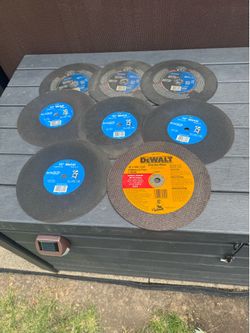10” Chop Saw Cutting Wheels. All 8 for $50