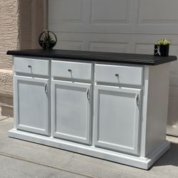 Solid Wood White Buffet / Dresser