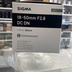 Sigma 18-50mm F2.8 Lens For Canon RF