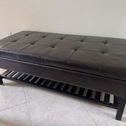 Faux Leather Coffee table