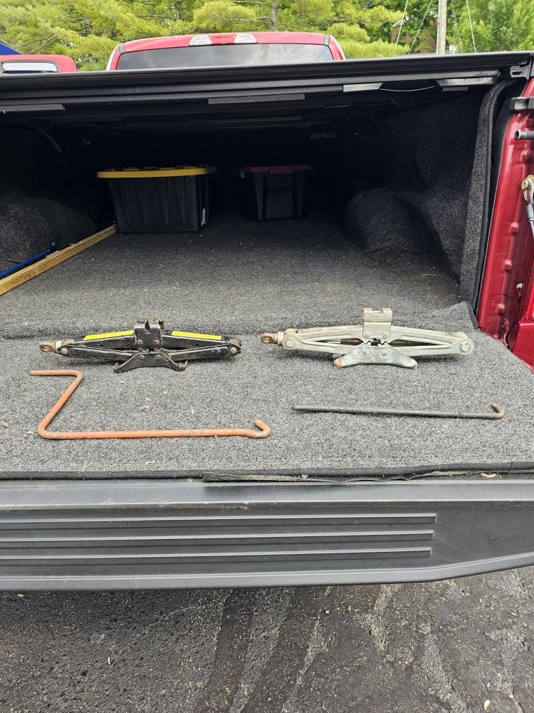 Two Car Scissor Jacks