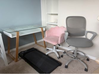 Free desk, chair, office chair and desk treadmill