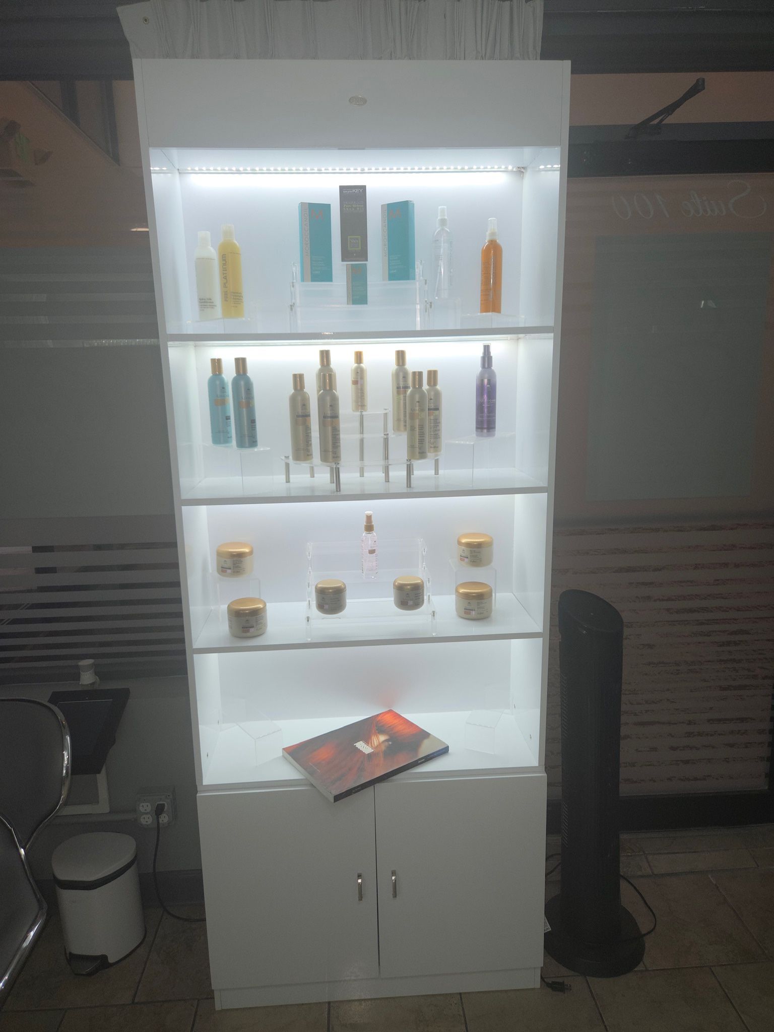 LED illumination Retail Display Showcase