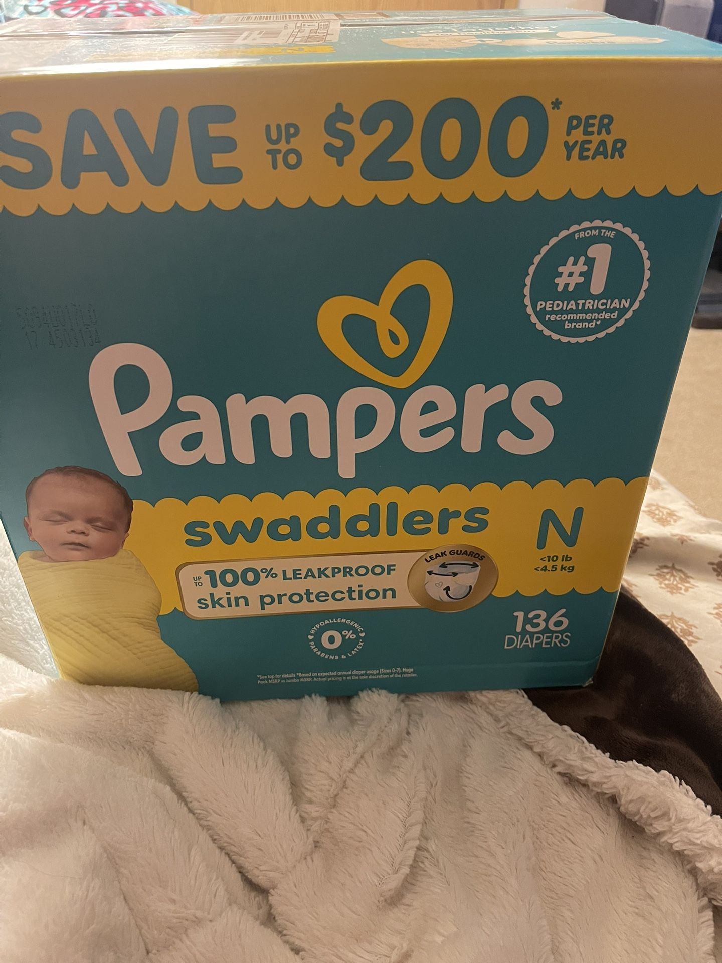 Pamper Swaddles Size Newborn