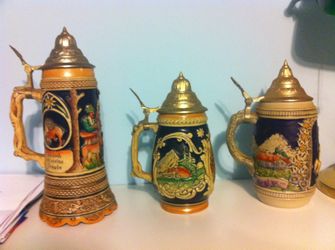 Authentic German steins