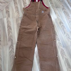 Carhartt Tan Work Overalls