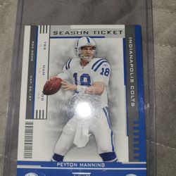 2005 Peyton Manning football card