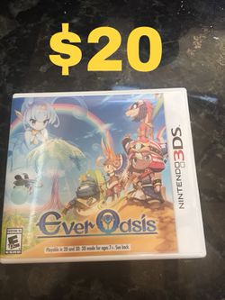 Ever oasis nintendo 3ds game