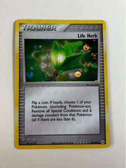 Pokémon Life Herb - Hidden Legends (HL) HOLO Pokemon