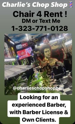 Barber Station 4 Rent In Bell, Ca. 