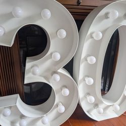 Marquee Numbers 30
