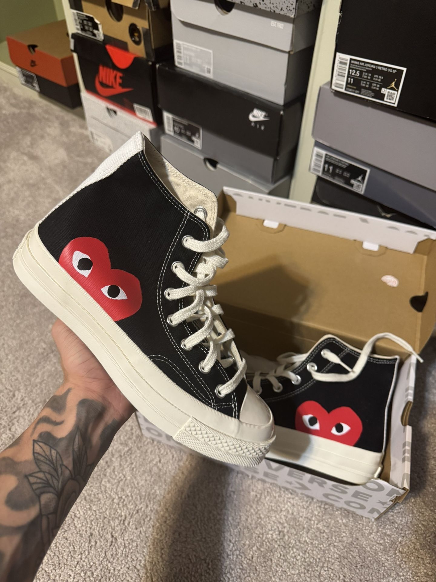 Comme Des Garçons Play x Chuck 70 High ‘Black’