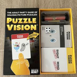 PUZZLE VISION Adult Party Game from What Do You Meme? (NEW)