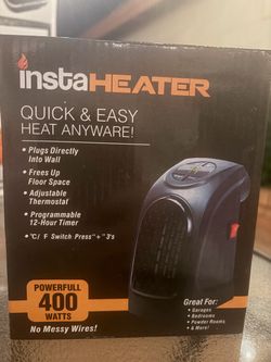 InstaHeater Wall Outlet Space Heater
