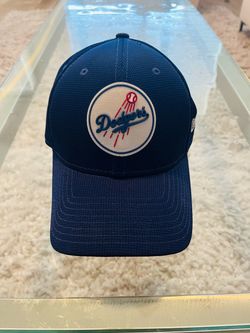 Los Angeles Dodgers Hat Fitted Large/ X-LARGE New Era 39Thirty Blue White MLB