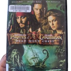 Disney Pirates of the Caribbean 2 Dead Man's Chest DVD Movie