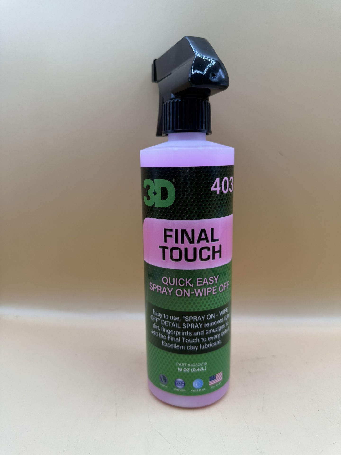 3D - Final Touch Quick Detailer