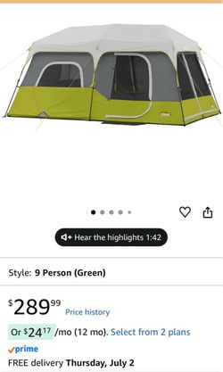 Core 9 person Tent